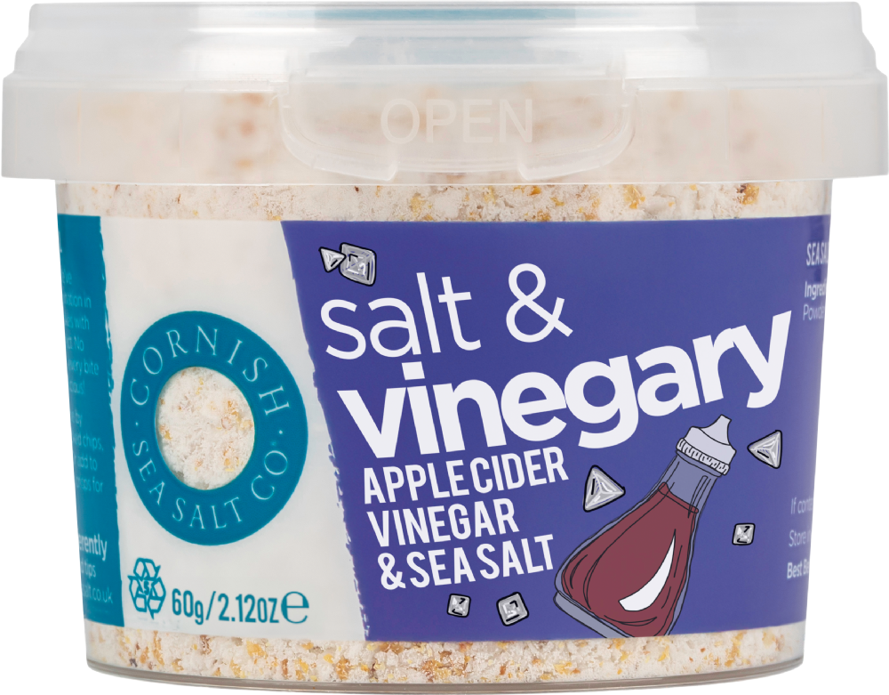 Salt & Vinegary - Apple Cider Vinegar & Cornish Sea Salt 60g