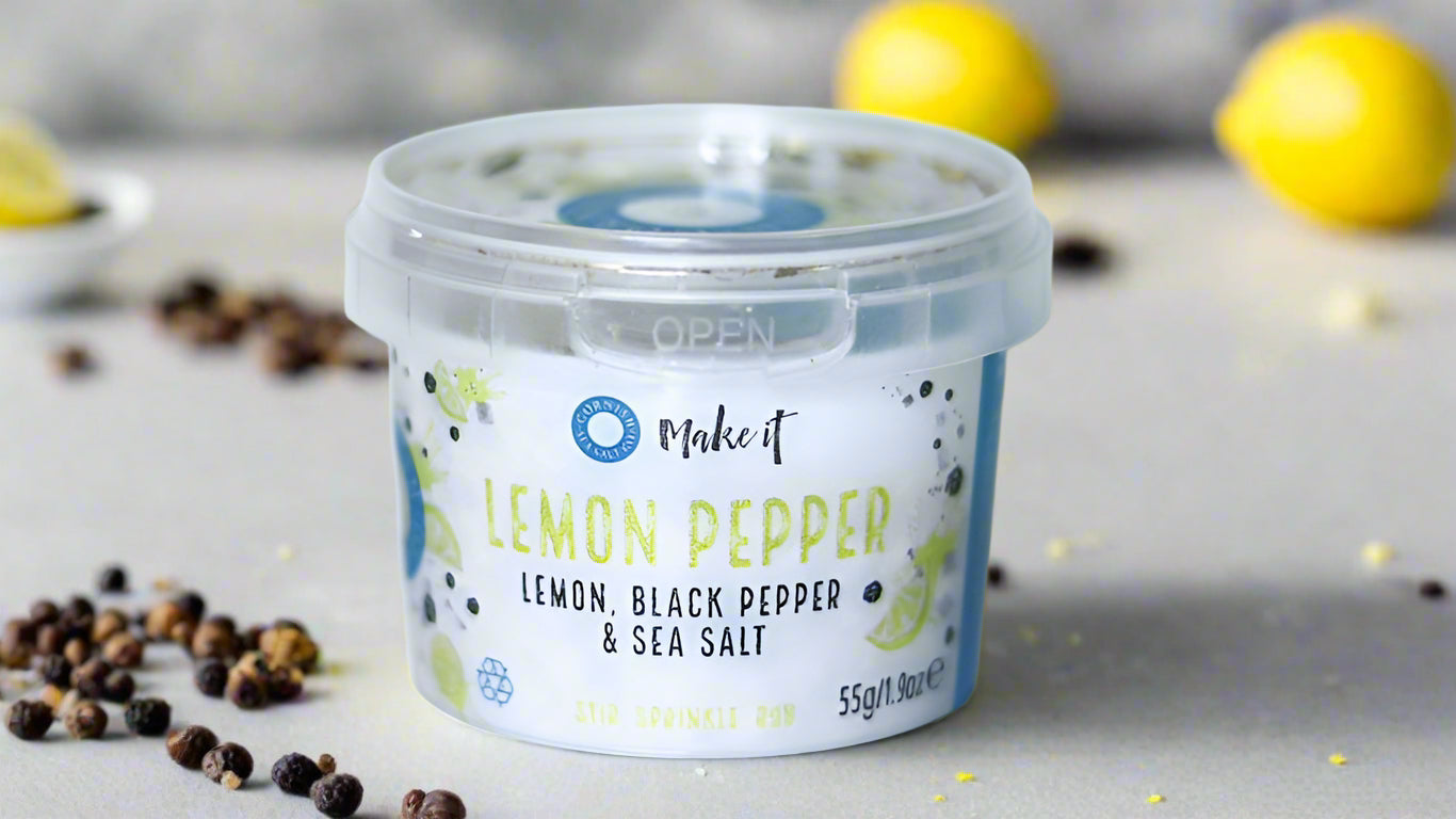 Lemon Pepper Blend - Cornish sea salt 55g