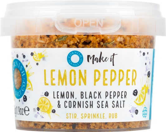 Lemon Pepper Blend - Cornish sea salt  55g