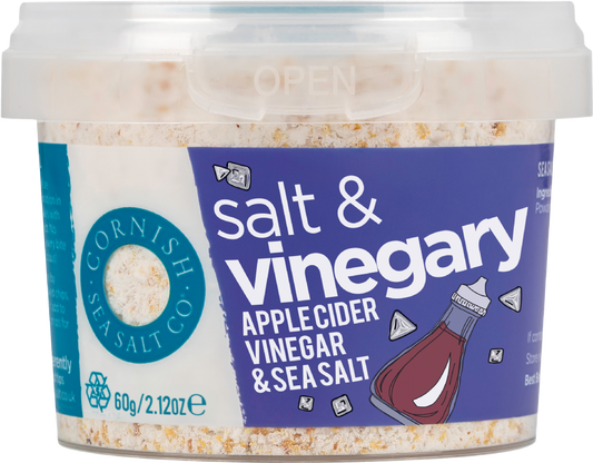 Salt & Vinegary - Apple Cider Vinegar & Cornish Sea Salt 60g