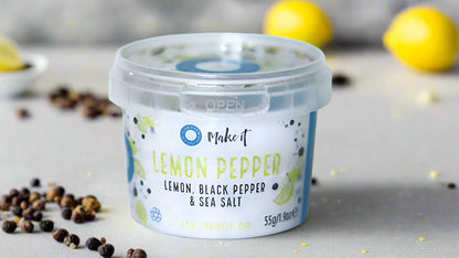 Lemon Pepper Blend - Cornish sea salt  55g